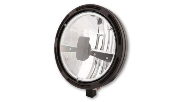 HIGHSIDER pro 7 inch headlight Frame-R1 Type 3 LED Black Lower mounting