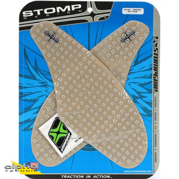 Stompgrip klar, Volcano, für Kawasaki ZX10R Ninja, 2004-2007