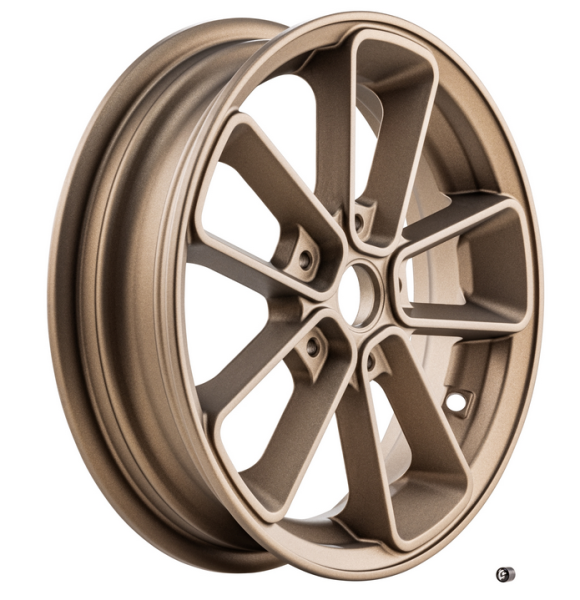Rim front/rear 12" for Vespa GTS/GTS Super/GTV/GT 60/GT/GT L 125-300cc, bronze matt