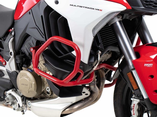 Engine guard red for Ducati Multistrada V4 /S /Pikes Peak /Rally /RS (25-) Original