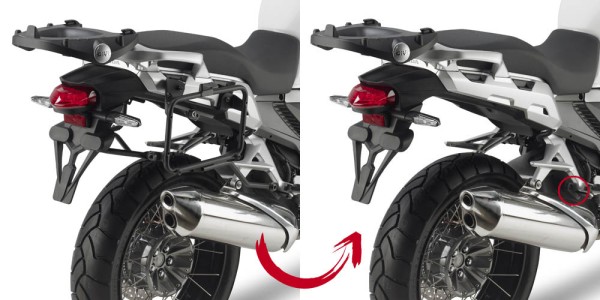 Side case carrier for Honda Crosstourer 1200 X / DCT (Bj.12-) Givi