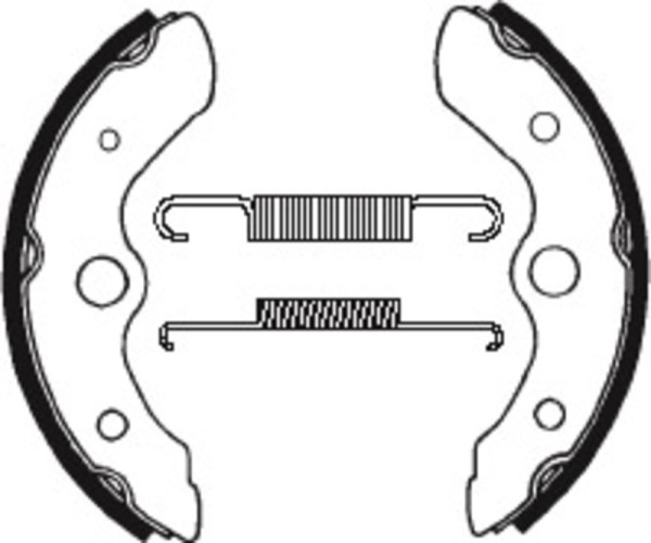Tecnium ATV Organic brake shoes - BA044