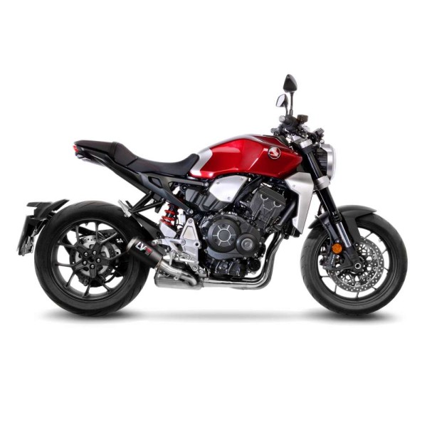 LeoVince exhaust system LV 10 SIC58 for Honda CB 1000 R, carbon, slip on, Euro4+5, E-certificate