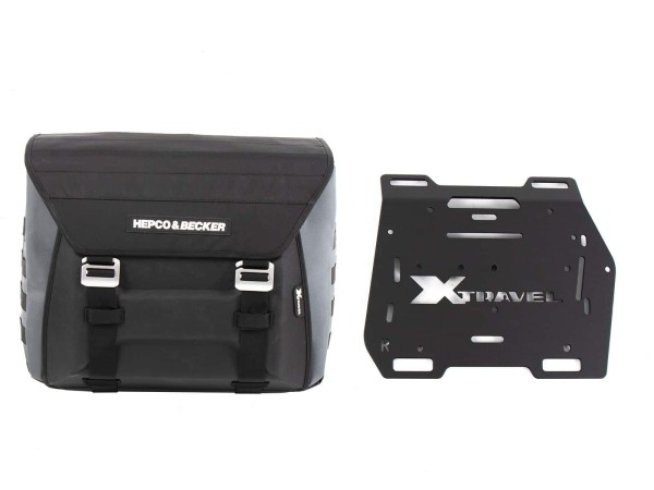 Side bag Xtravel Basic (single bag) right incl. 1x universal adapter plate