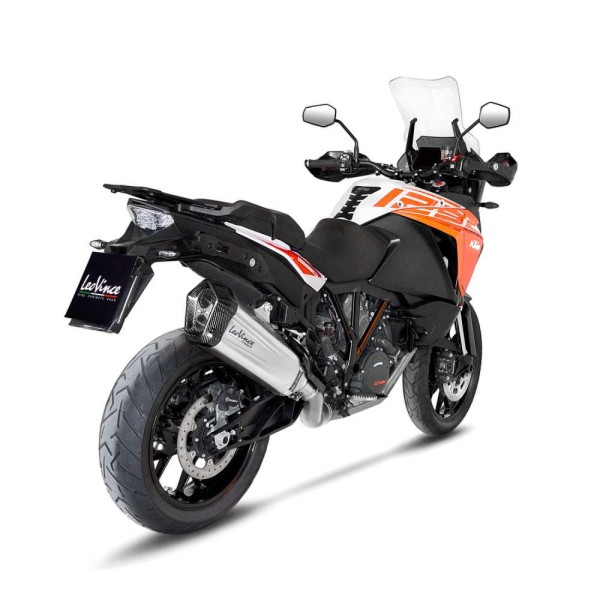 LeoVince exhaust system LV-12 for KTM Adventure /Duke, titanium, slip on, Euro4, E-certificate