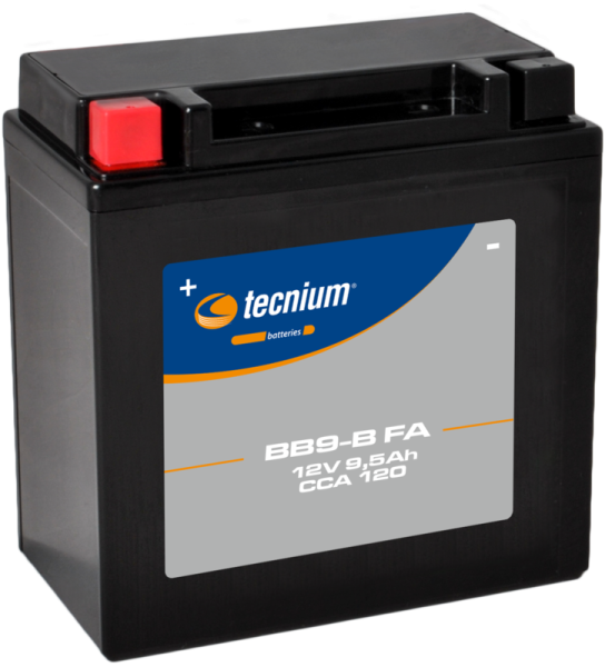 Tecnium maintenance-free battery activated at the factory - BB9-B