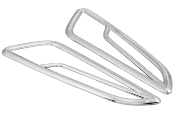 Turn signal grille right/left, front for Vespa Primavera/Sprint 50-150cc 2T/4T AC, chrome