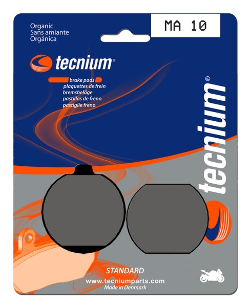 Tecnium Street Organic Brake Pads - MA10