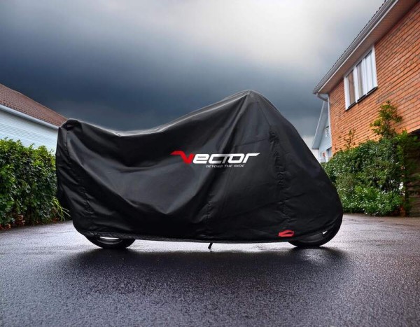 VECTOR H2O Indoor/outdoor tarpaulin for motorcycle/scooter - Black - XL