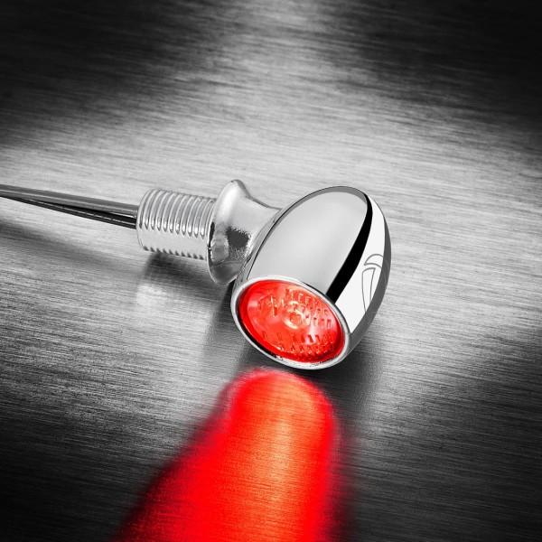 Kellermann taillight and brake light, Atto RB vm, steel, LED, HL/HR 12 V, shiny chrome