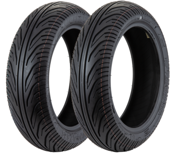 Tires front & rear 120/70-12 + 130/70-12 TL