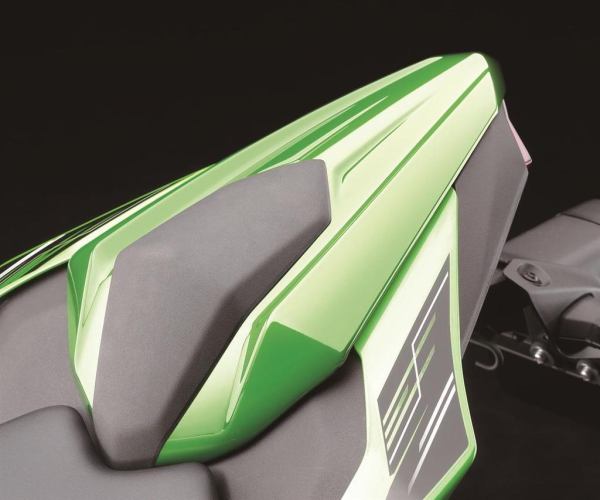 Pillion seat cover "Metallic Matte Graphene Steel Gray" (68P) for Kawasaki Ninja /Z 125