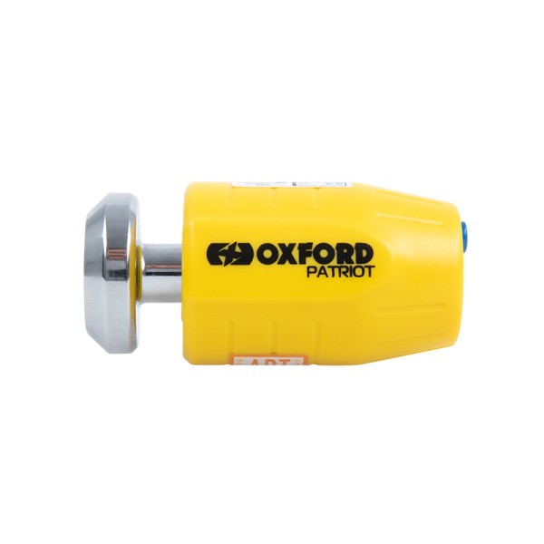 Oxford Patriot Brake Disc Lock - Yellow