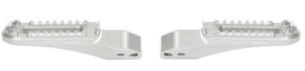 Rizoma footrest set silver for passenger for Honda CRF1000L Africa Twin (Bj.18-) Original Honda