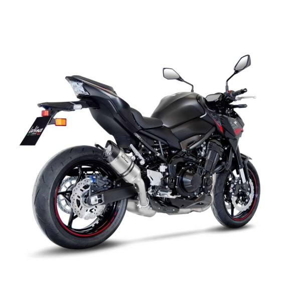 LeoVince exhaust system LV Pro for Kawasaki Z 900, stainless steel silver, slip on, E-certificate