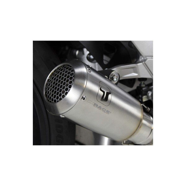 IXRACE MK2 muffler Kawasaki Ninja 1000 SX, stainless steel, E-approved, Euro4+5