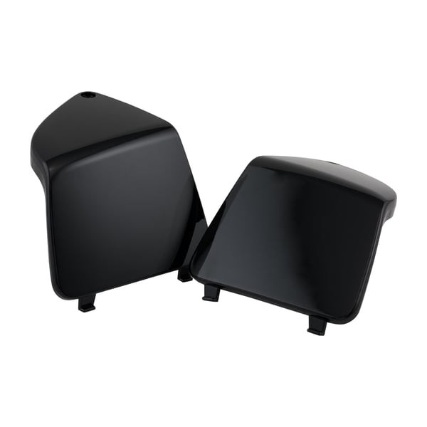 Luggage compartment cover left/right for Vespa GTS/GTS Super/GTV/GT 125-300ccm, black glossy