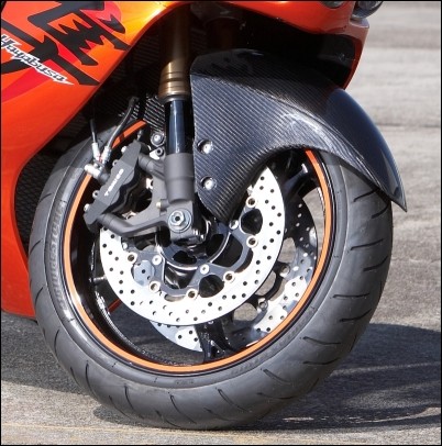 Front wheel cover, carbon for Suzuki GSX1300R Hayabusa BJ. 2008-2012/ GSX1300R Hayabusa BJ. 2013-20