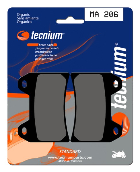 Tecnium Street Organic Brake Pads - MA206