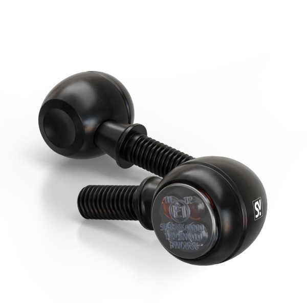 HIGHSIDER smart Circula-S rear light, brake light, blinker black/tinted 3in1, E-approved (pair)
