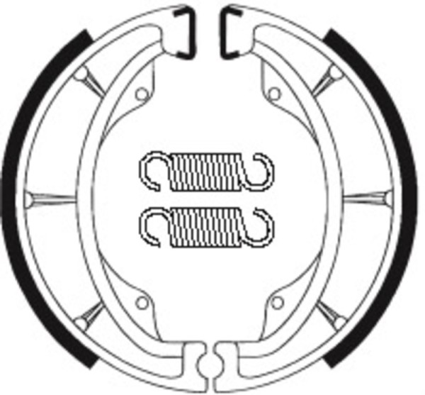 Tecnium Scooter Organic brake shoes - BA202