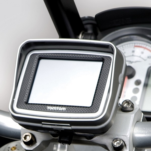 Moto Guzzi Stelvio holder navigation system Tom Tom Rider II