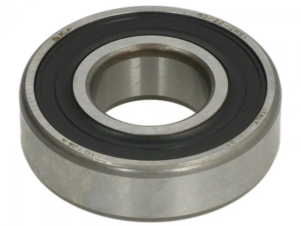 SKF deep groove ball bearing sprocket 62/22 2RS1, 22x50x14 mm