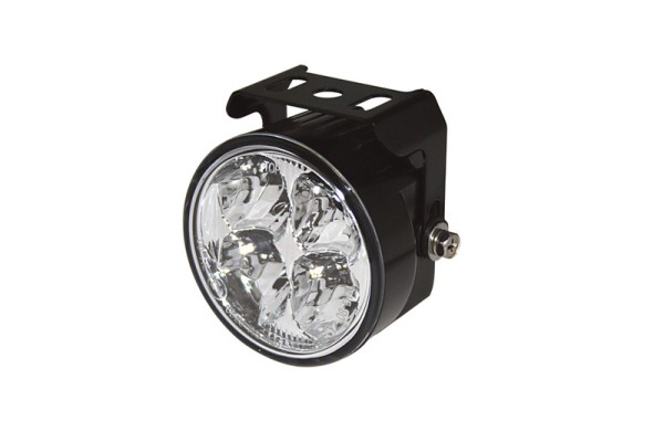 HIGHSIDER pro LED daytime running light black round (1pc)