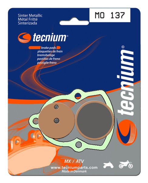 Tecnium MX/ATV sintered metal brake pads - MO137