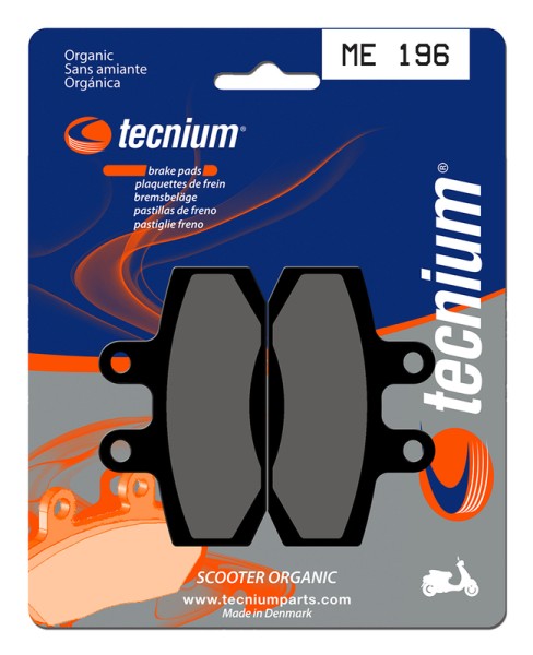 Tecnium Scooter Organic Brake Pads - ME196