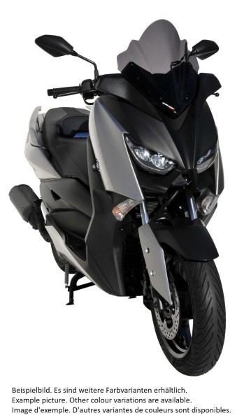 Windshield ERMAX Hypersport H 390 mm for Yamaha X-MAX 125, tinted