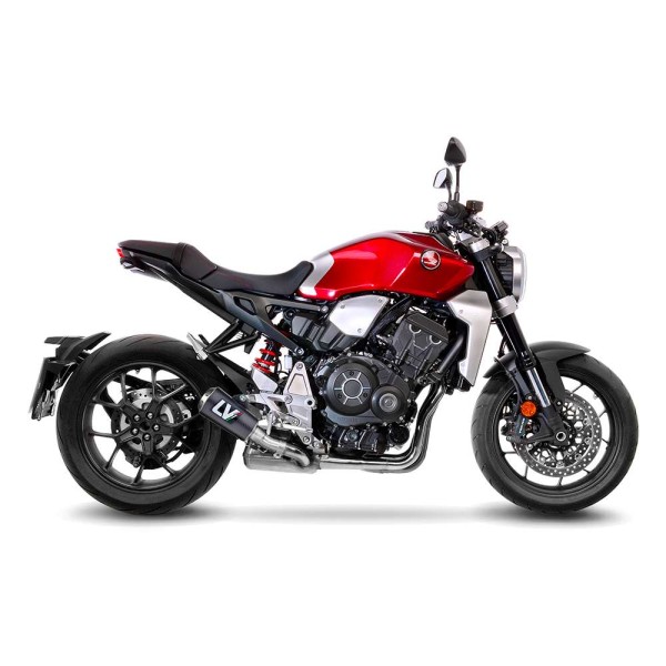 LeoVince exhaust system LV 10 for Honda CB 1000 R, carbon, slip on, Euro4+5, E-certificate