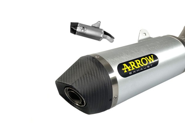 ARROW exhaust INDY RACE aluminum for Moto Guzzi V100 Mandello