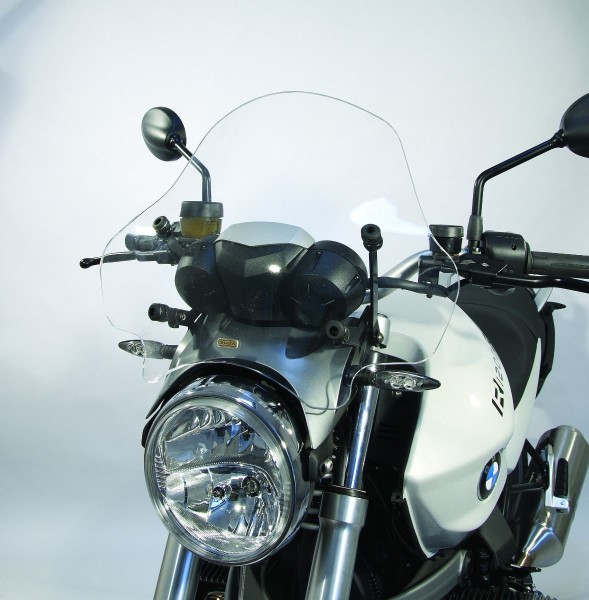 Windshield "Summer", tiltable - height 350 mm for BMW R 1200 R (11-14), clear