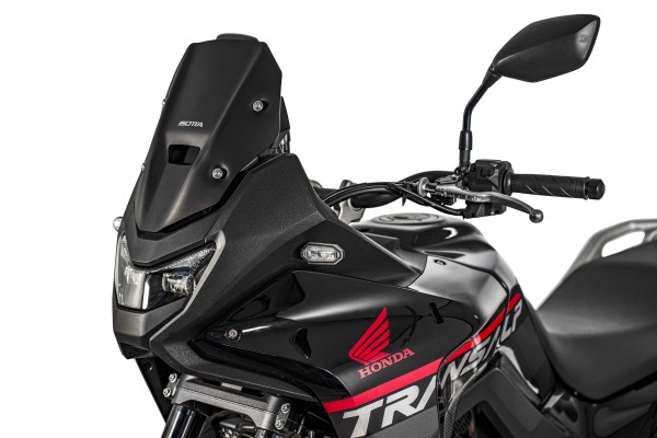Sport-Windschild schwarz matt - Höhe 315 mm für Honda XL 750 Transalp (25-)