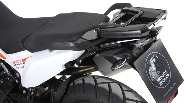 Easyrack Topcaseträger for original luggage bridge KTM 890 Adventure (21-) Hepco & Becker