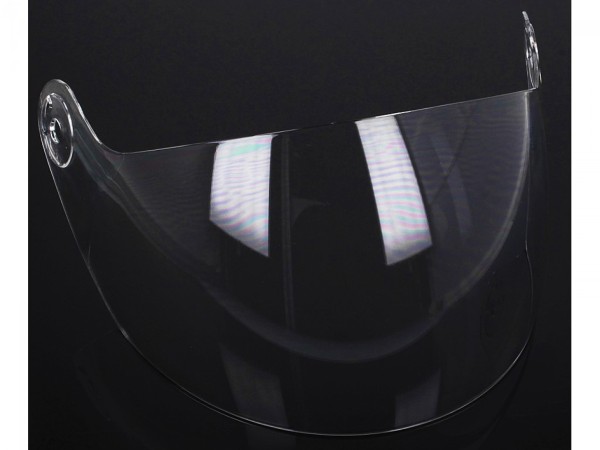 Helmo Milano visor, Turbine helmet, clear, scratch-resistant, long
