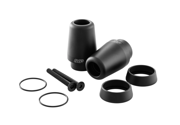 Handlebar end weights for Vespa GTS/GTS Super/GTV/GT 60/GT/GT L 125-300ccm, black matt
