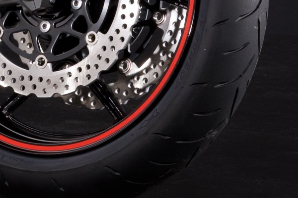 Rim Rings Red (17") Versys650 2014 Original Kawasaki