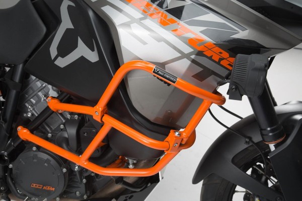 SW-Motech Upper crash bar orange for KTM 1050 /1090 Adventure, 1290 Super Adventure R /S - SW Motech