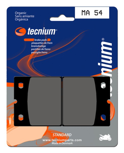 Tecnium Street Organic Brake Pads - MA54