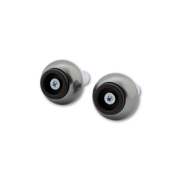 LSL Lenkergewicht Crash Ball Classic, für Lenker mit 18 mm Innendurchmesser (Stahl-Lenker), titan-fa