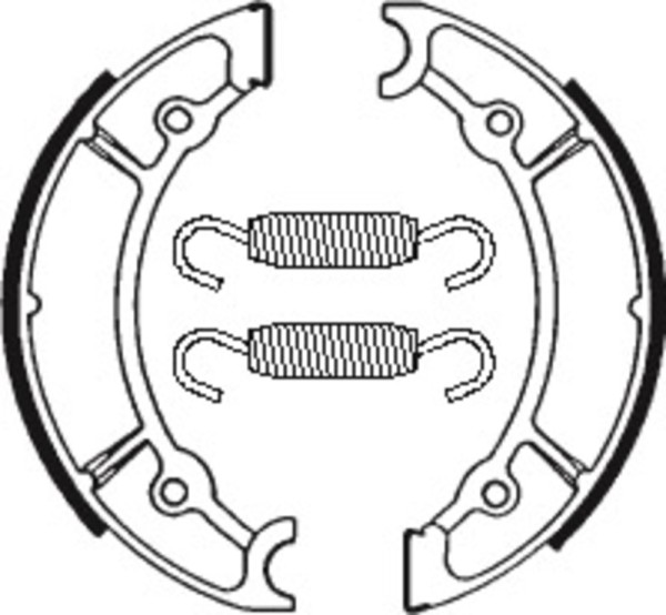 Tecnium Street organic brake shoes - BA113