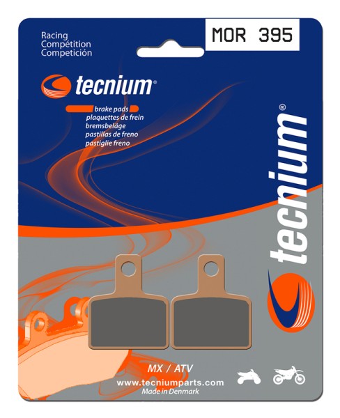Tecnium Racing MX/ATV sintered metal brake pads - MOR395