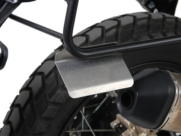 Universal heat protection plate for Hepco & Becker side case carrier