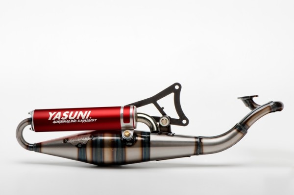 Yasuni Scooter Z Complete Exhaust - Aluminum