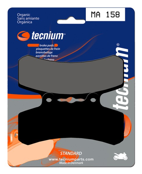 Tecnium Street Organic Brake Pads - MA158
