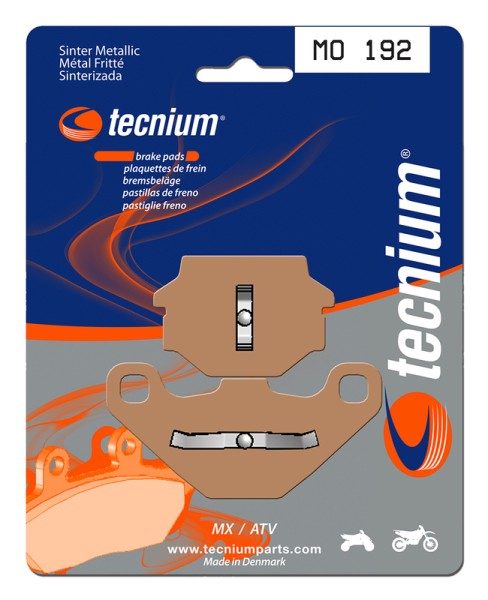 Tecnium MX/ATV sintered metal brake pads - MO192