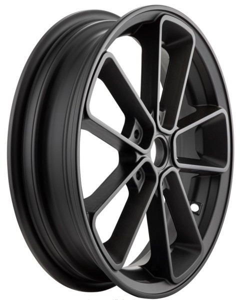 Rim front/rear 13" for Vespa GTS/GTS Super/GTV/GT 60/GT/GT L 125-300cc, black matt