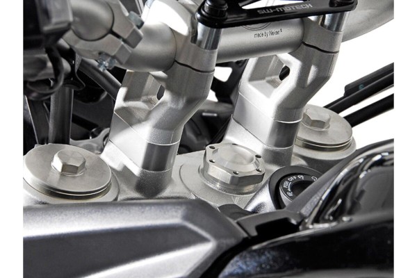 SW-Motech Handlebar riser, silver, H=20 mm for Triumph Tiger 800 - SW Motech